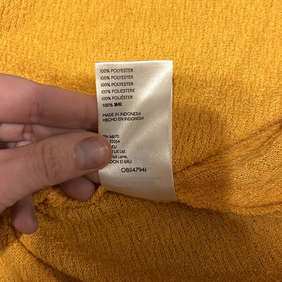 URBAN OUTFITTERS Marigold Cutout Babydoll TANK SIZE SMALL CAN FIT MEDIUM - Picture 7 of 8